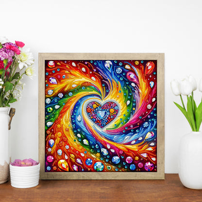 Cloud Sea Love - Special Shaped Drill Diamond Painting 30*30CM