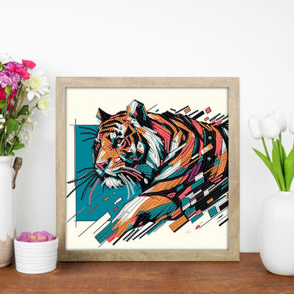 Tiger - Special Shaped Drill Diamond Painting 30*30CM