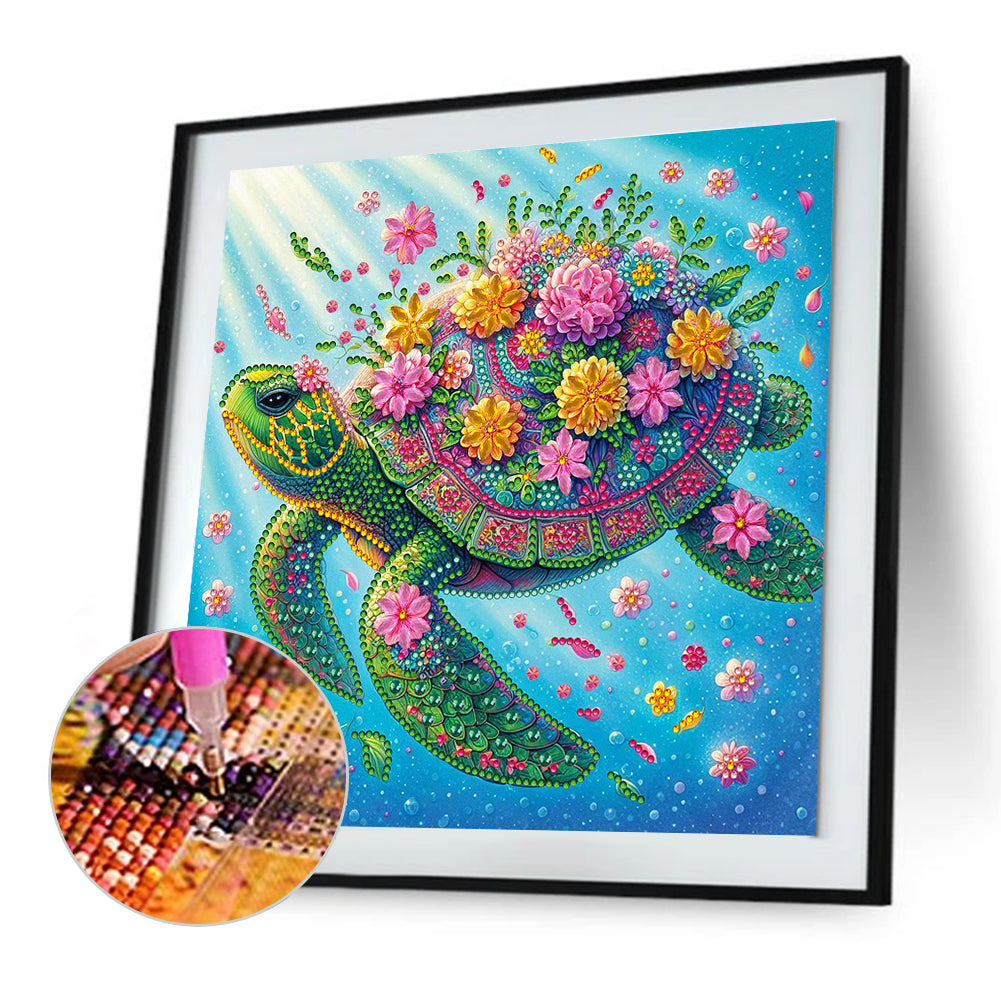 Sea Turtle - Special Shaped Drill Diamond Painting 30*30CM