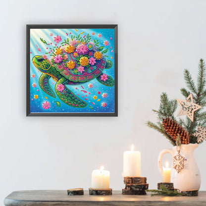 Sea Turtle - Special Shaped Drill Diamond Painting 30*30CM