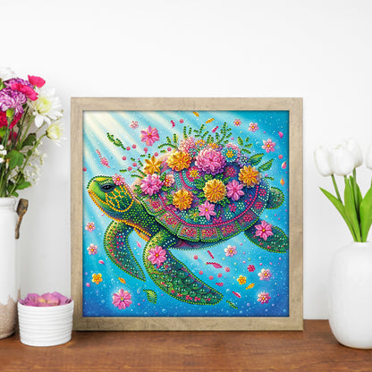 Sea Turtle - Special Shaped Drill Diamond Painting 30*30CM