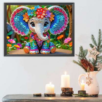Elephant - Special Shaped Drill Diamond Painting 40*30CM