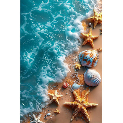 Beach Shell - Full Round Drill Diamond Painting 40*60CM
