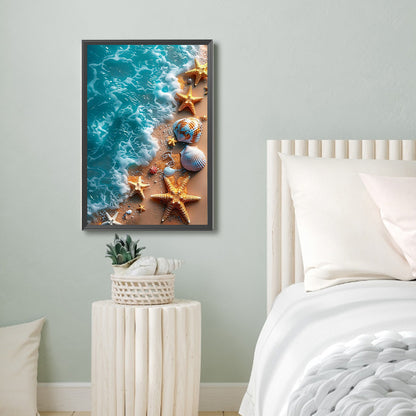 Beach Shell - Full Round Drill Diamond Painting 40*60CM