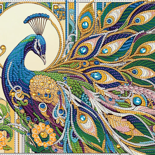 Peacock - Special Shaped Drill Diamond Painting 30*30CM