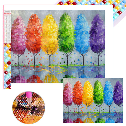 Colorful Forest - Full Square Drill Diamond Painting 40*30CM