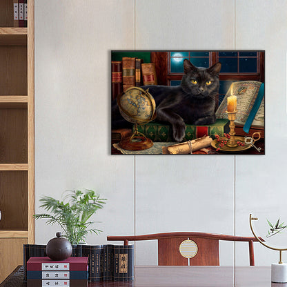 Black Cat - Full Square Drill Diamond Painting 60*40CM