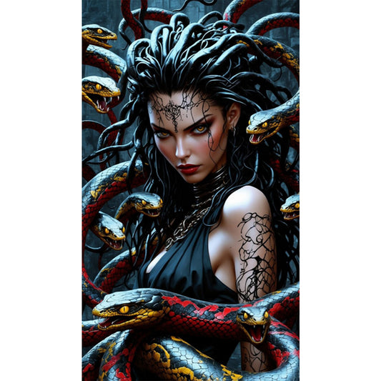 Medusa - Full AB Round Drill Diamond Painting 40*70CM