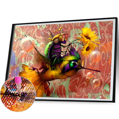 Hummingbird - Full AB Round Drill Diamond Painting 50*40CM