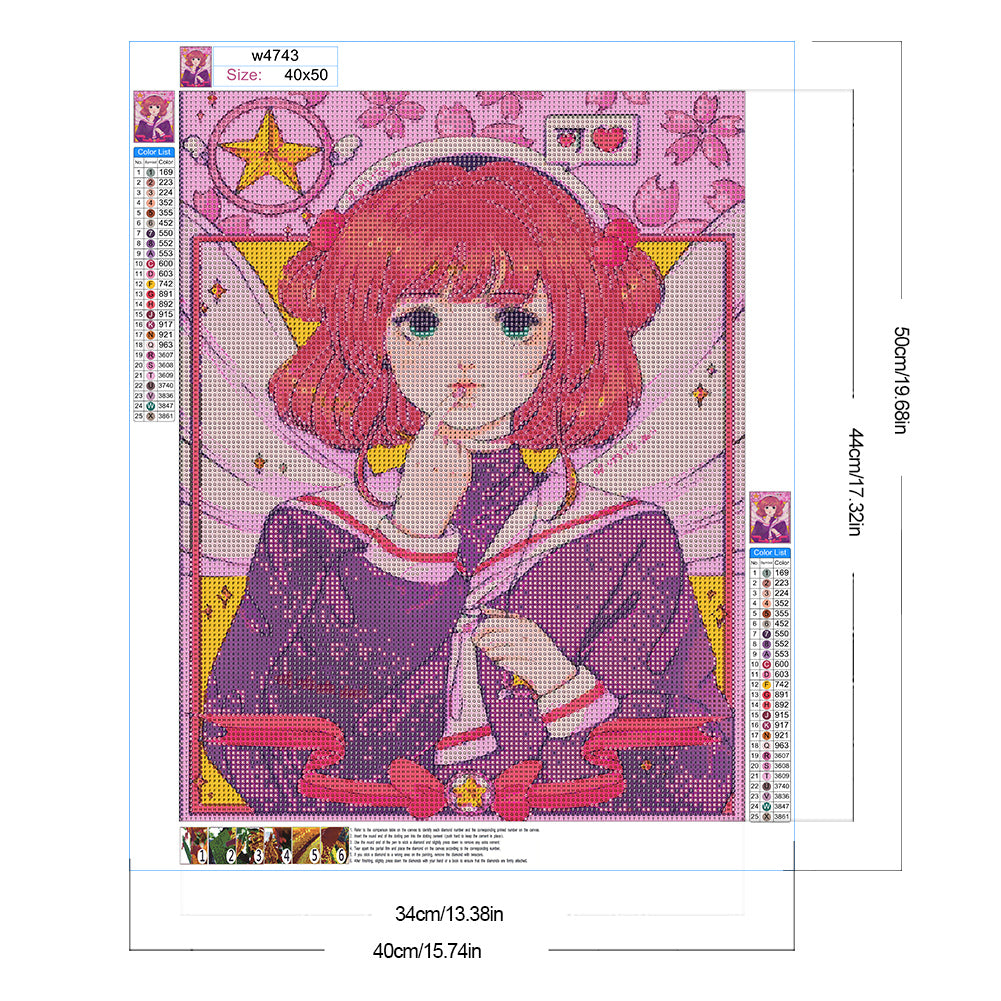 Sakura - Full Round Drill Diamond Painting 40*50CM