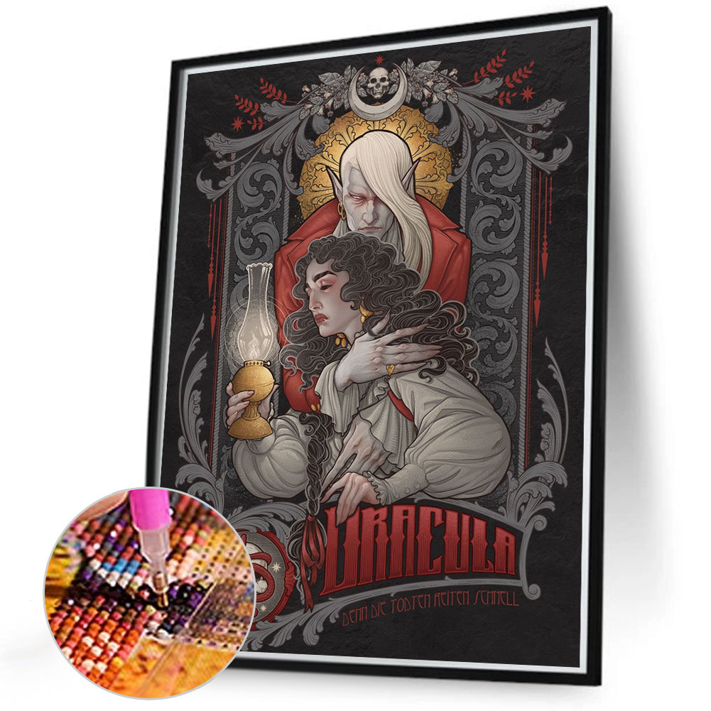 Vampire - Full Round Drill Diamond Painting 40*50CM