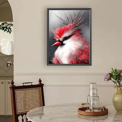 Red Cardinal - Full Round Drill Diamond Painting 30*40CM