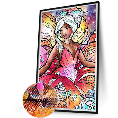 Flower Fairy - Full AB Round Drill Diamond Painting 40*60CM