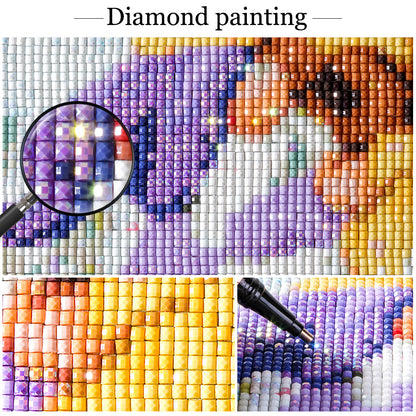 Cat - Full AB Square Drill Diamond Painting 50*40CM