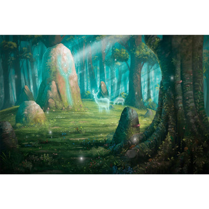 Deer World - Full AB Square Drill Diamond Painting 60*40CM