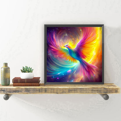 Phoenix With Wings - Full Round Drill Diamond Painting 30*30CM