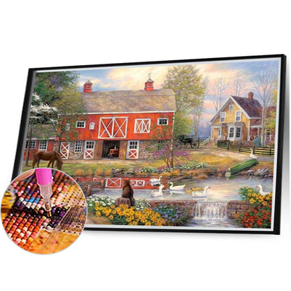Farm Animals - Full Square Drill Diamond Painting 40*30CM
