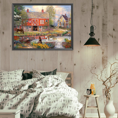 Farm Animals - Full Square Drill Diamond Painting 40*30CM