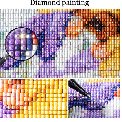 Flowers - Full AB Square Drill Diamond Painting 50*65CM