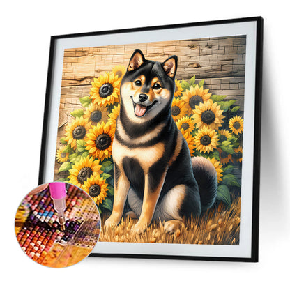 Chinese Rural Dog - Full Round Drill Diamond Painting 40*40CM