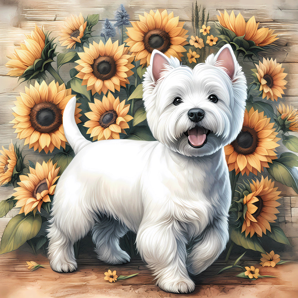 West Highlander - Full Round Drill Diamond Painting 40*40CM