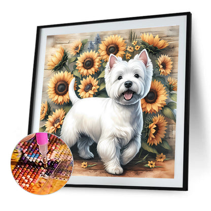 West Highlander - Full Round Drill Diamond Painting 40*40CM