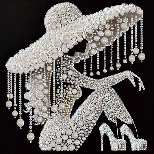 Elegant Lady - Special Shaped Drill Diamond Painting 30*30CM