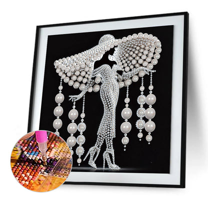 Elegant Lady - Special Shaped Drill Diamond Painting 30*30CM