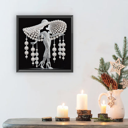 Elegant Lady - Special Shaped Drill Diamond Painting 30*30CM