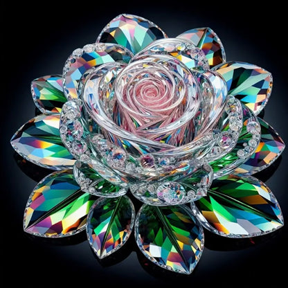 Crystal Rose - Full Round Drill Diamond Painting 30*30CM