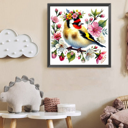 Bird - Full Round Drill Diamond Painting 40*40CM