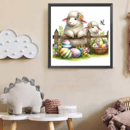 Sheep - Full Round Drill Diamond Painting 40*40CM