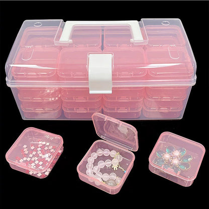 32 Grid Bead Storage Container Diamond Embroidery Beaded Toolbox for Small Items