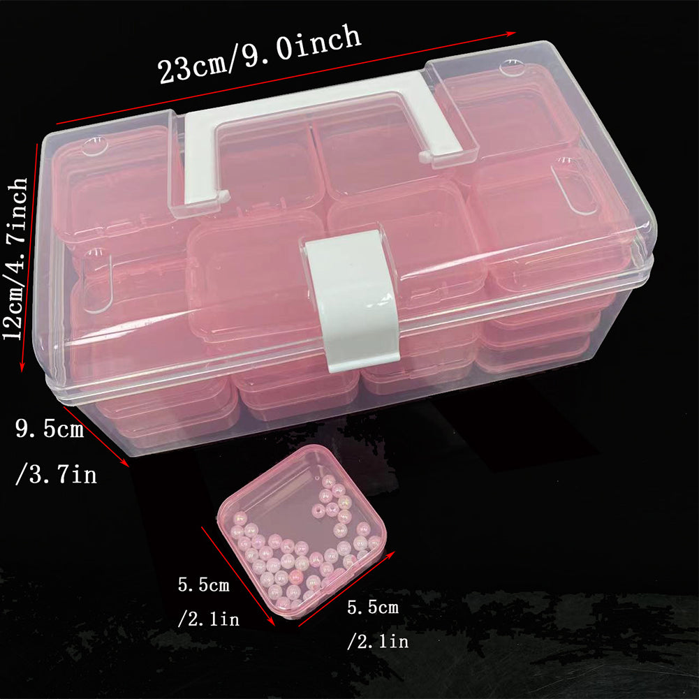 32 Grid Bead Storage Container Diamond Embroidery Beaded Toolbox for Small Items