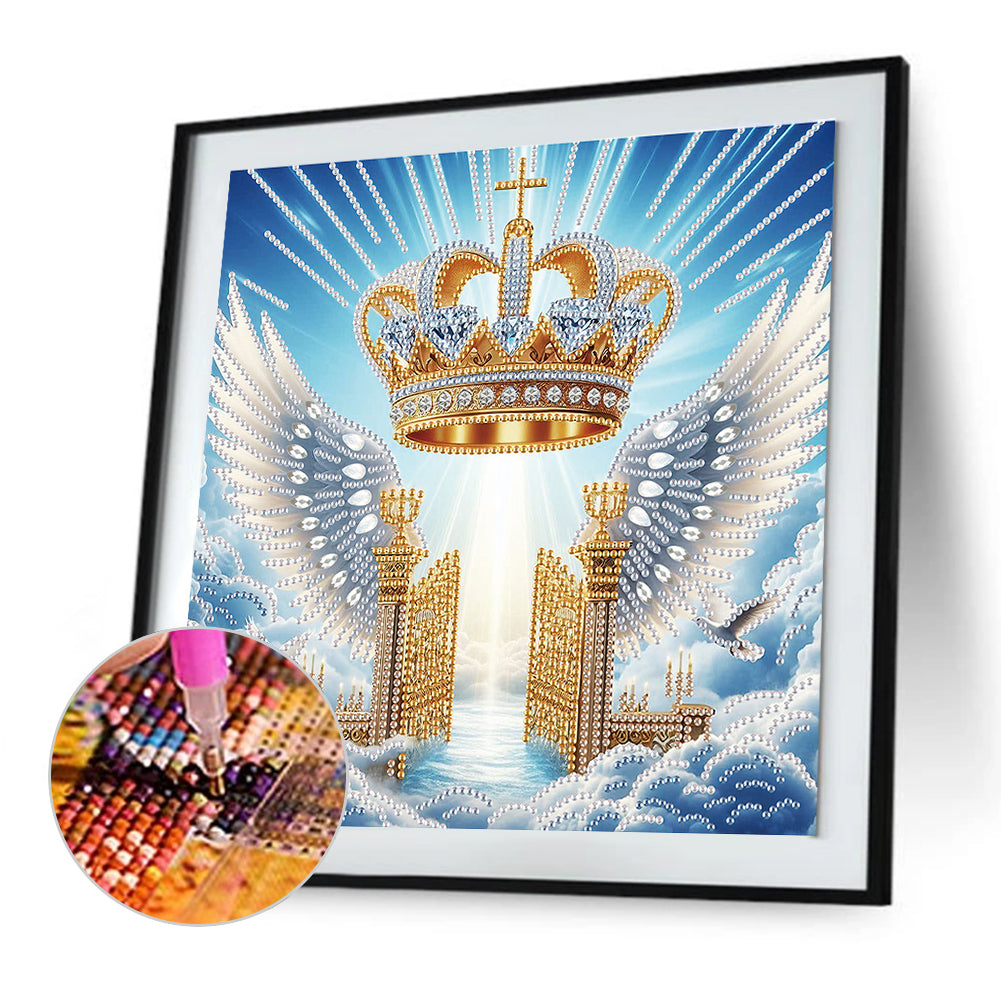 Wings Crown - Special Shaped Drill Diamond Painting 30*30CM