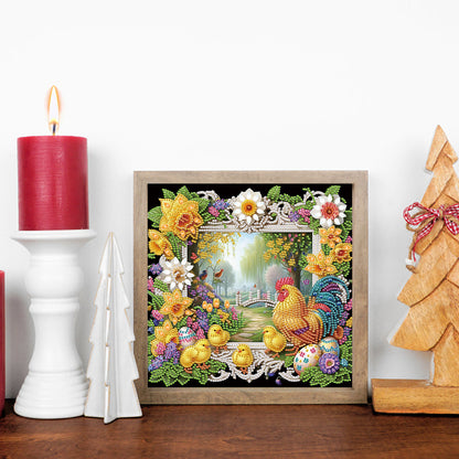 Easter Egg Chick - Special Shaped Drill Diamond Painting 30*30CM