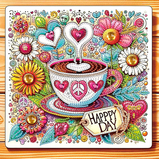 Coffee Dessert - Special Shaped Drill Diamond Painting 30*30CM