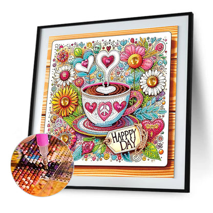 Coffee Dessert - Special Shaped Drill Diamond Painting 30*30CM