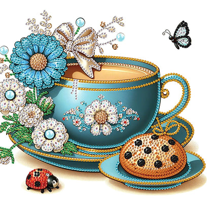 Coffee Dessert - Special Shaped Drill Diamond Painting 30*30CM