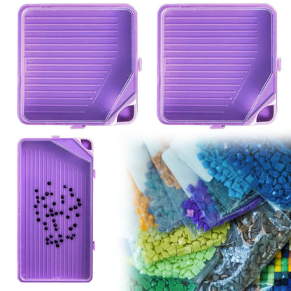 3Pcs Diamond Painting Tray Diamond Art Painting Tray Diamond Art Painting Tool