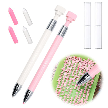 Diamond Painting Pen with Wax Refillable Wax Pen for Diamond Art Nail DIY Craft