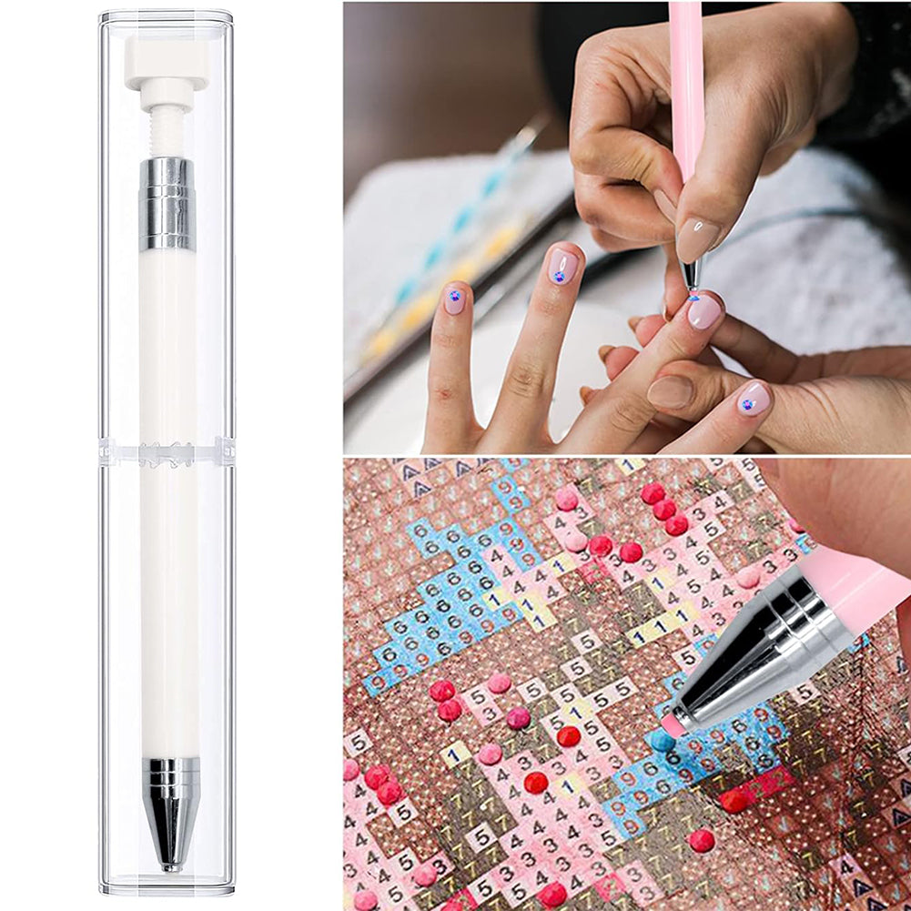 Diamond Painting Pen with Wax Refillable Wax Pen for Diamond Art Nail DIY Craft