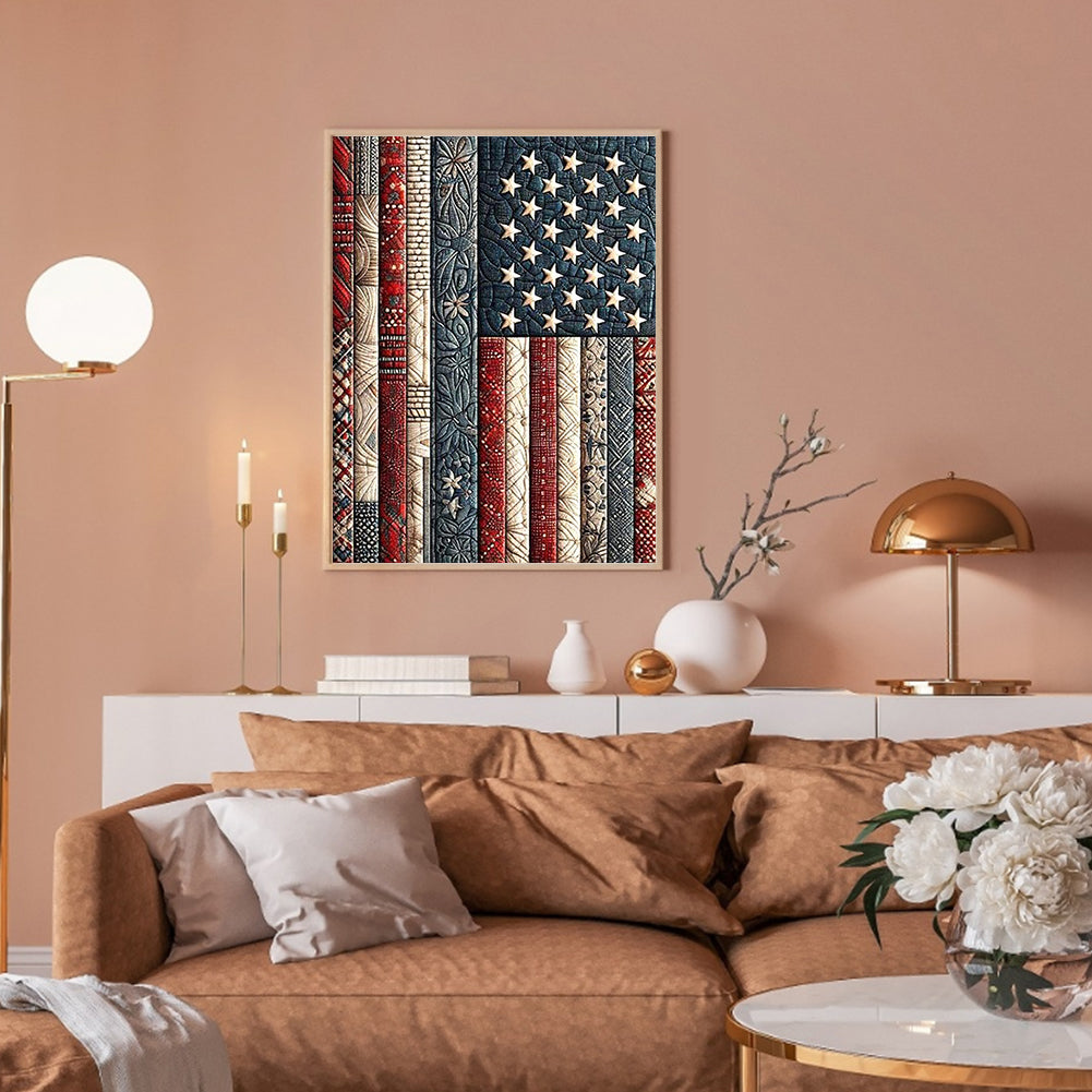 Union Flag - Full Round Drill Diamond Painting 30*40CM