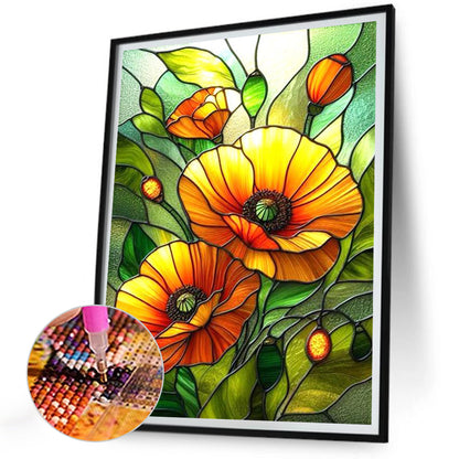 Poppy - Full Round Drill Diamond Painting 30*40CM