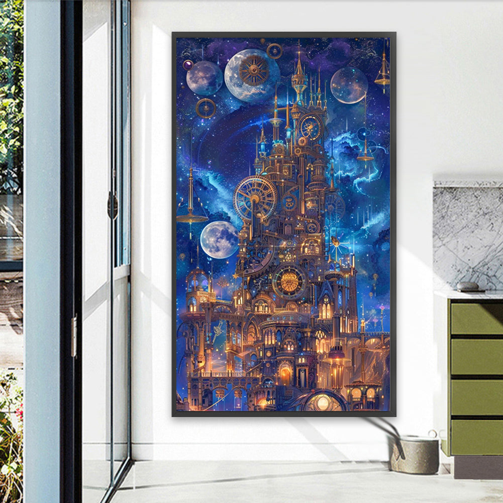 Time Castle - Full Square Drill Diamond Painting 40*70CM