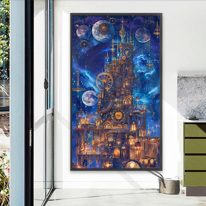 Time Castle - Full Square Drill Diamond Painting 40*70CM