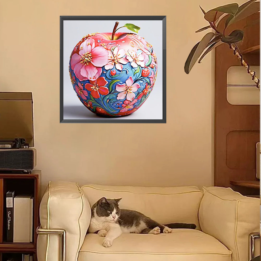 Spring Apple - Full Square Drill Diamond Painting 30*30CM