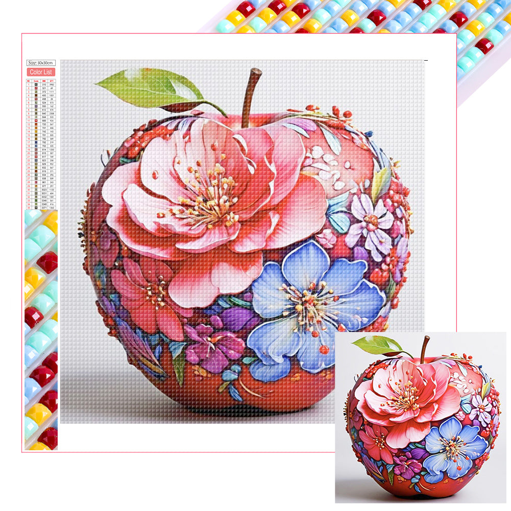 Spring Apple - Full Square Drill Diamond Painting 30*30CM