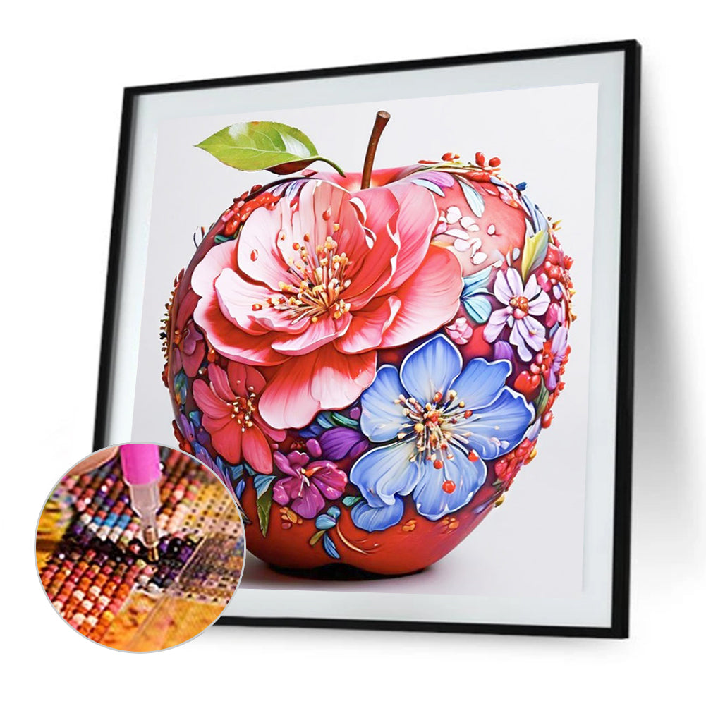 Spring Apple - Full Square Drill Diamond Painting 30*30CM