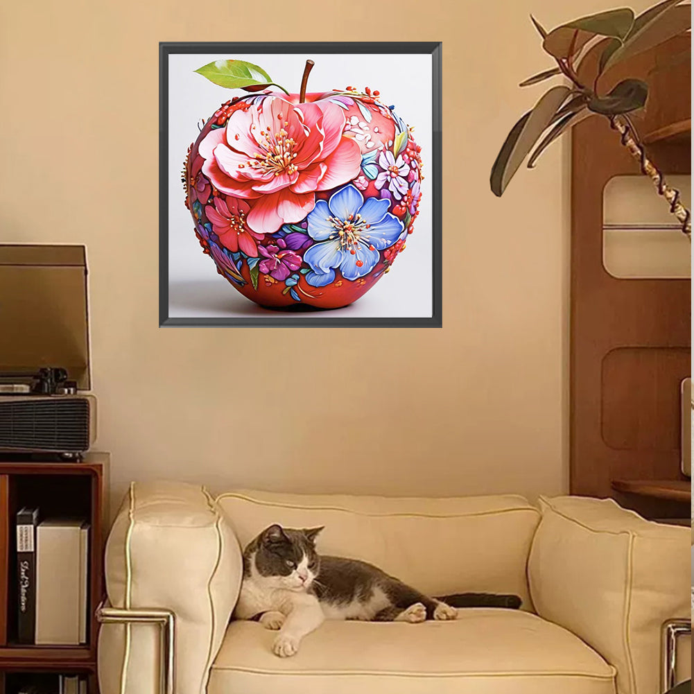 Spring Apple - Full Square Drill Diamond Painting 30*30CM